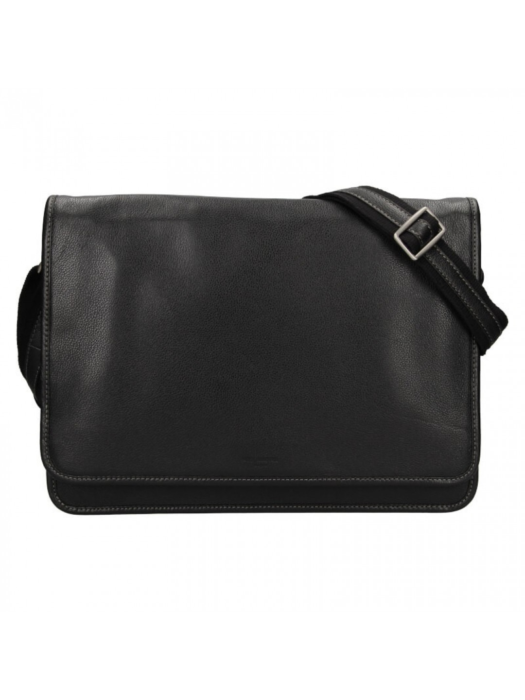 Pánská celokožená taška přes rameno Hexagona Astor – černá